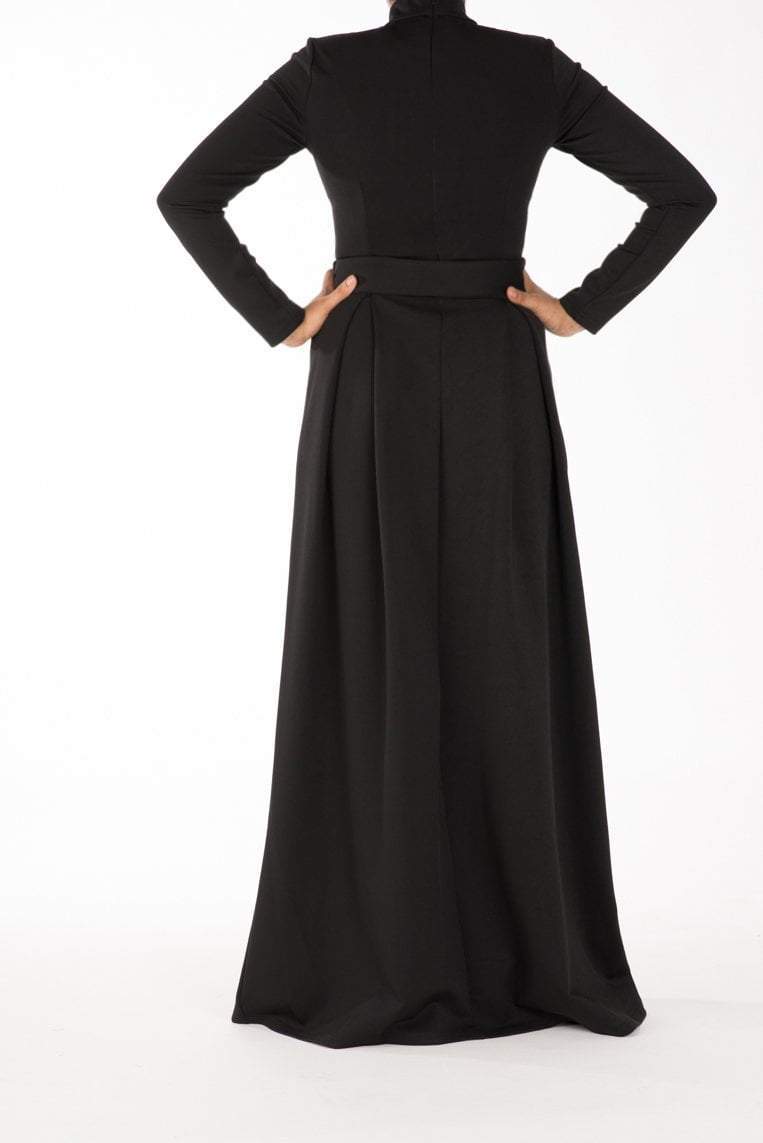 Black Elite Maxi Dress Kabayare
