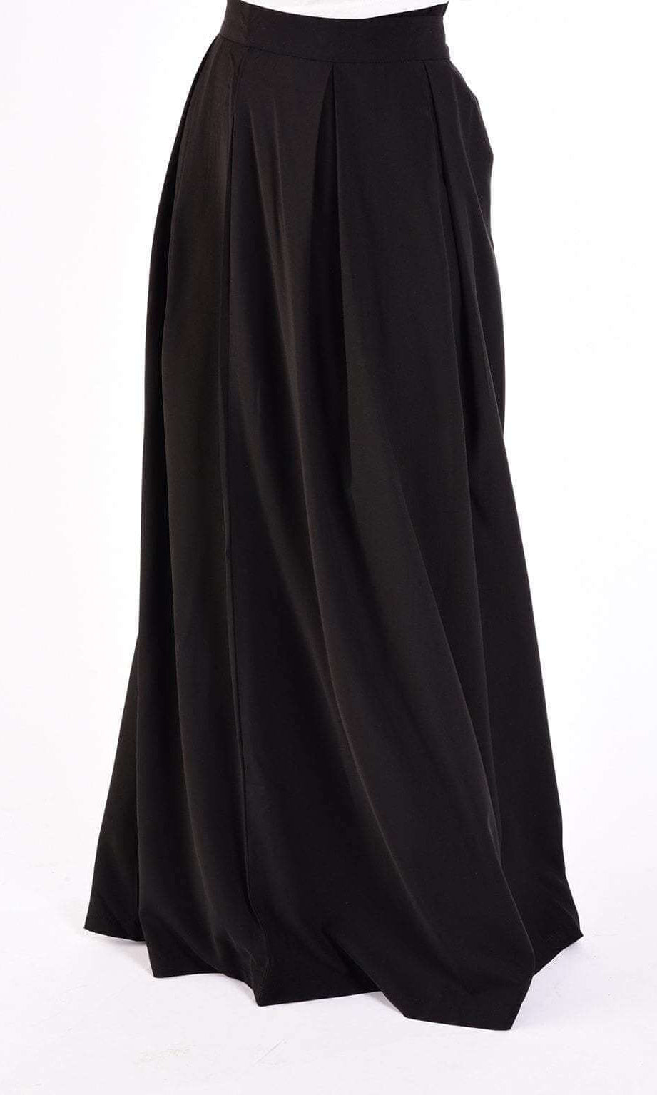 Black Flare Maxi Skirt Kabayare