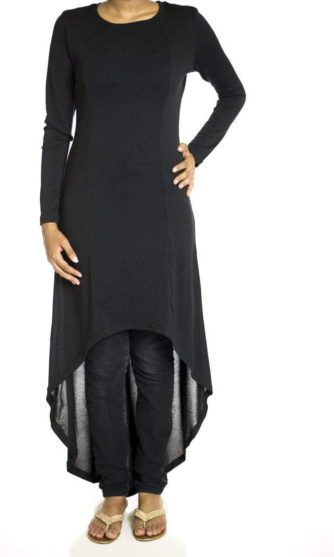Black Hi-low dress Kabayare