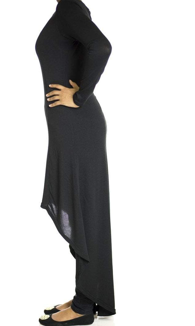 Black Hi-low dress Kabayare