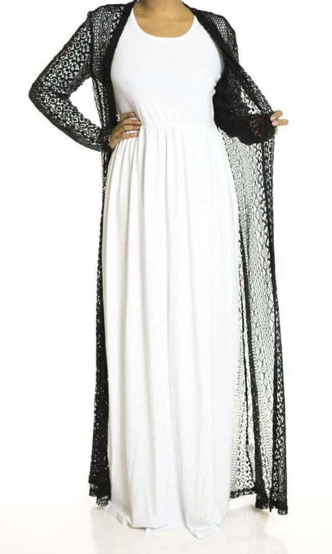 Black Jaw Dropping Cardigan Kabayare