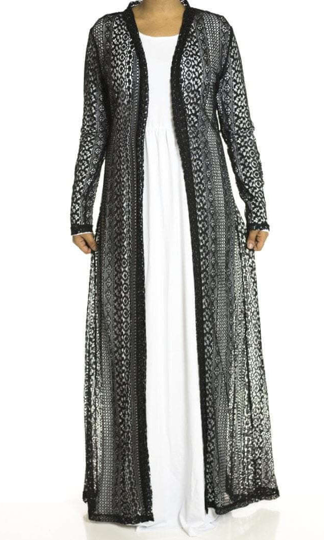 Black Jaw Dropping Cardigan Kabayare