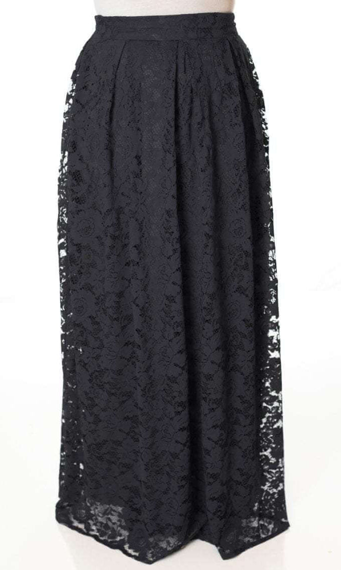 Black Lace floral skirt Kabayare