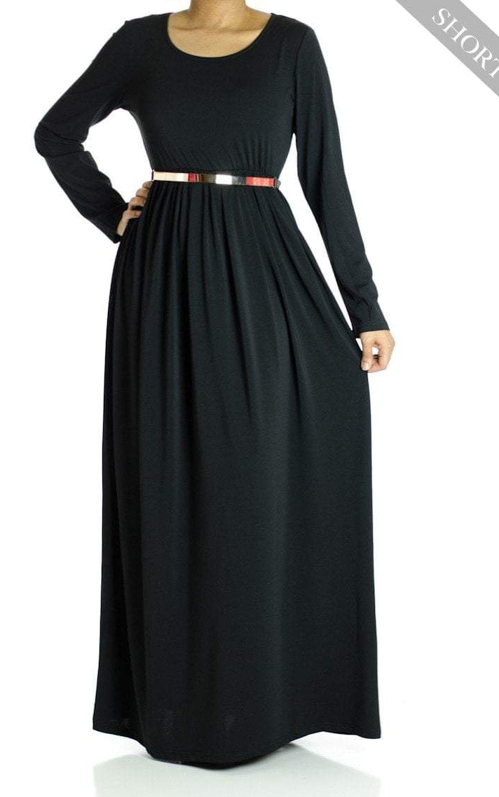 Black Milk silk Maxi dress (Short) (Abaya) Kabayare