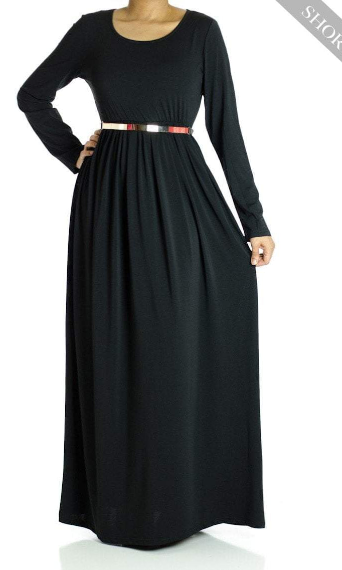 Black Milk silk Maxi dress (Short) (Abaya) Kabayare
