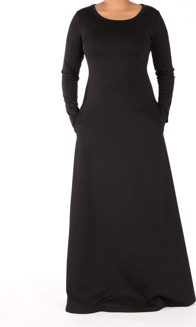 Black Modern cut dress Kabayare