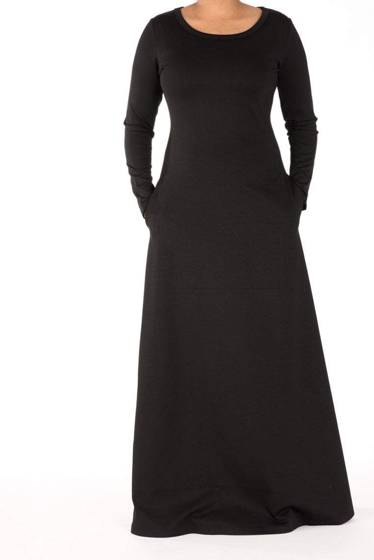 Black Modern cut dress Kabayare