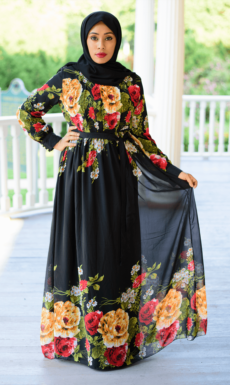 Black Orchid maxi dress Kabayare