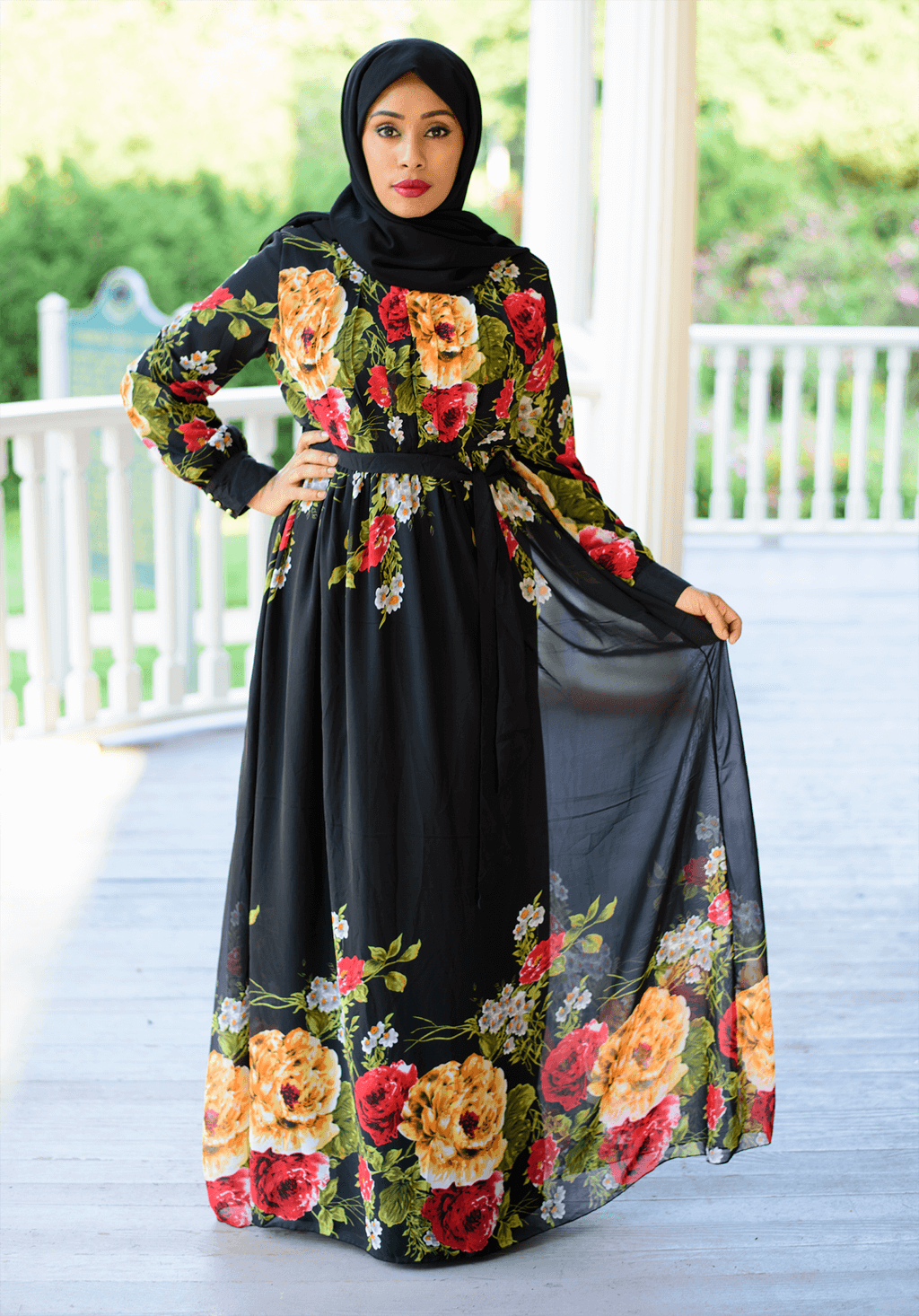 Black Orchid maxi dress Kabayare
