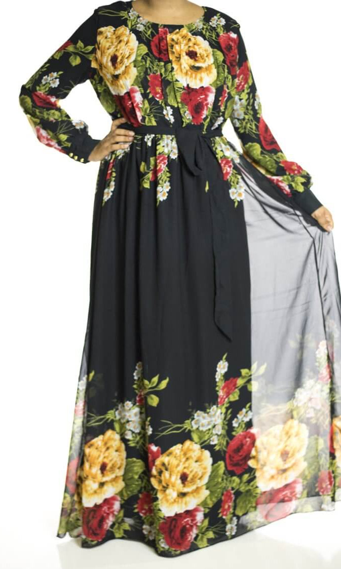 Black Orchid maxi dress Kabayare