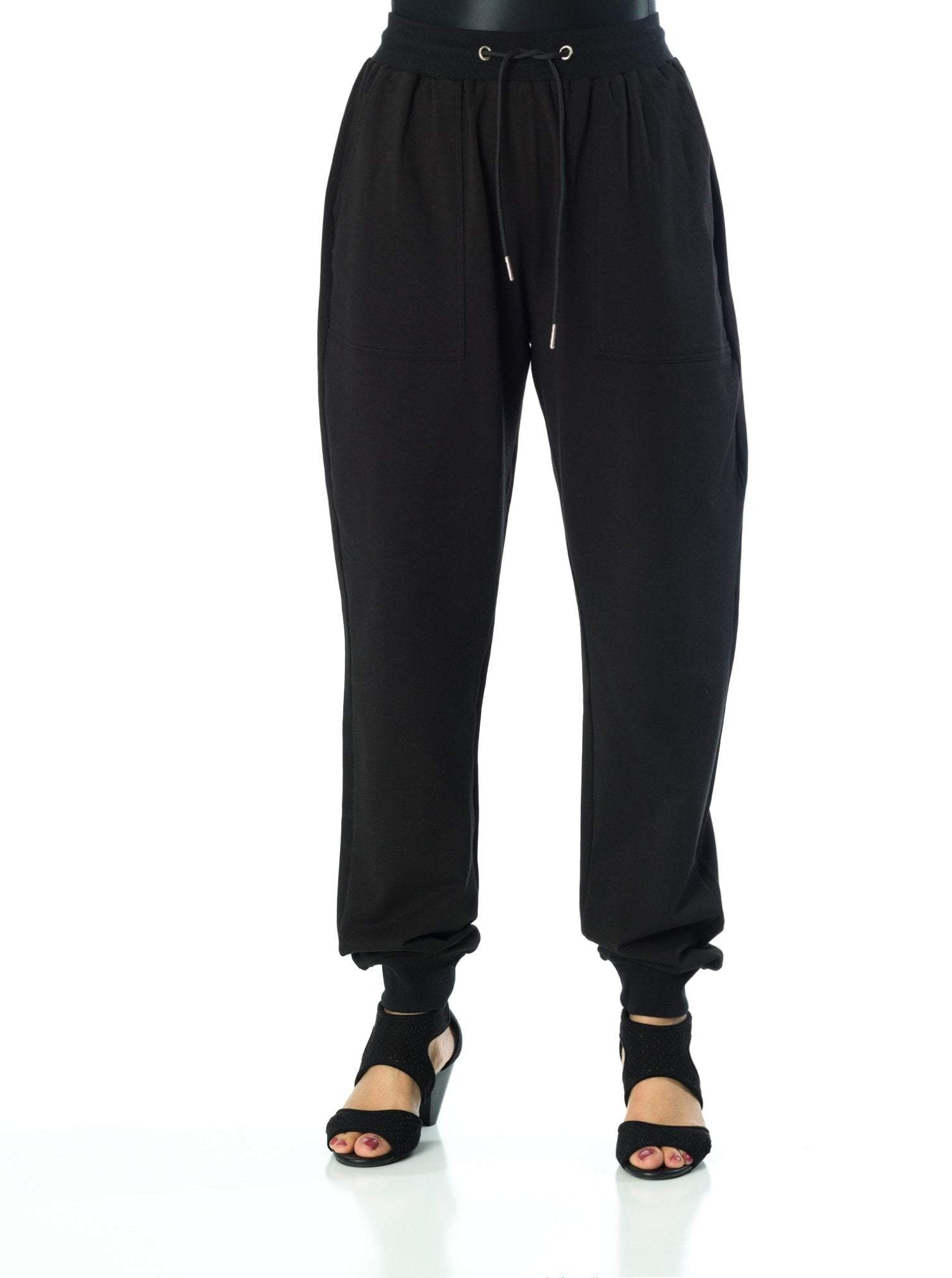 Black Pullover Sweatshirt matching set Kabayare