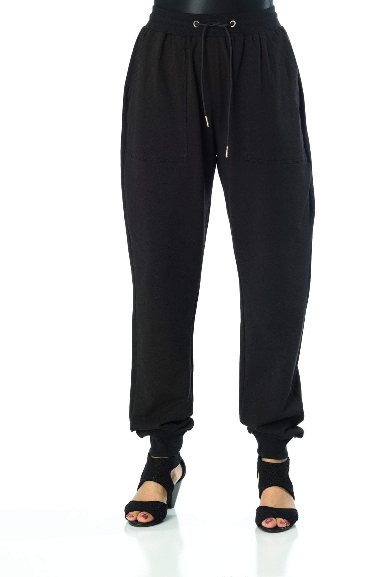 Black Pullover Sweatshirt matching set Kabayare