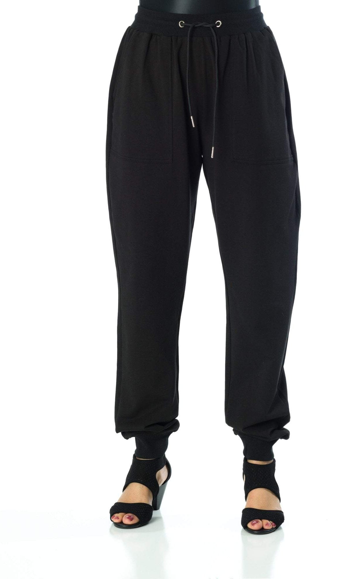 Black Pullover Sweatshirt matching set Kabayare