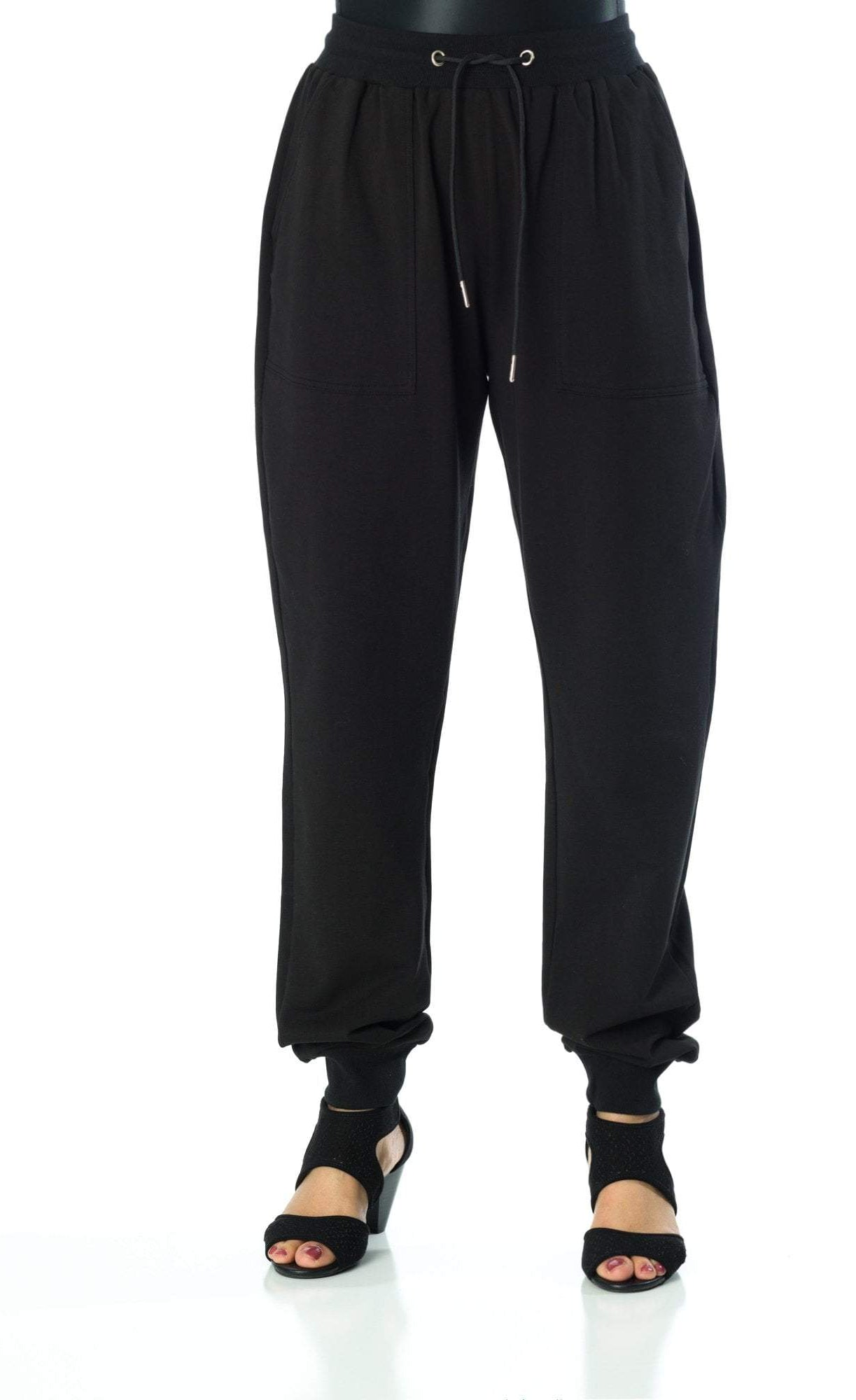 Black Pullover Sweatshirt matching set Kabayare