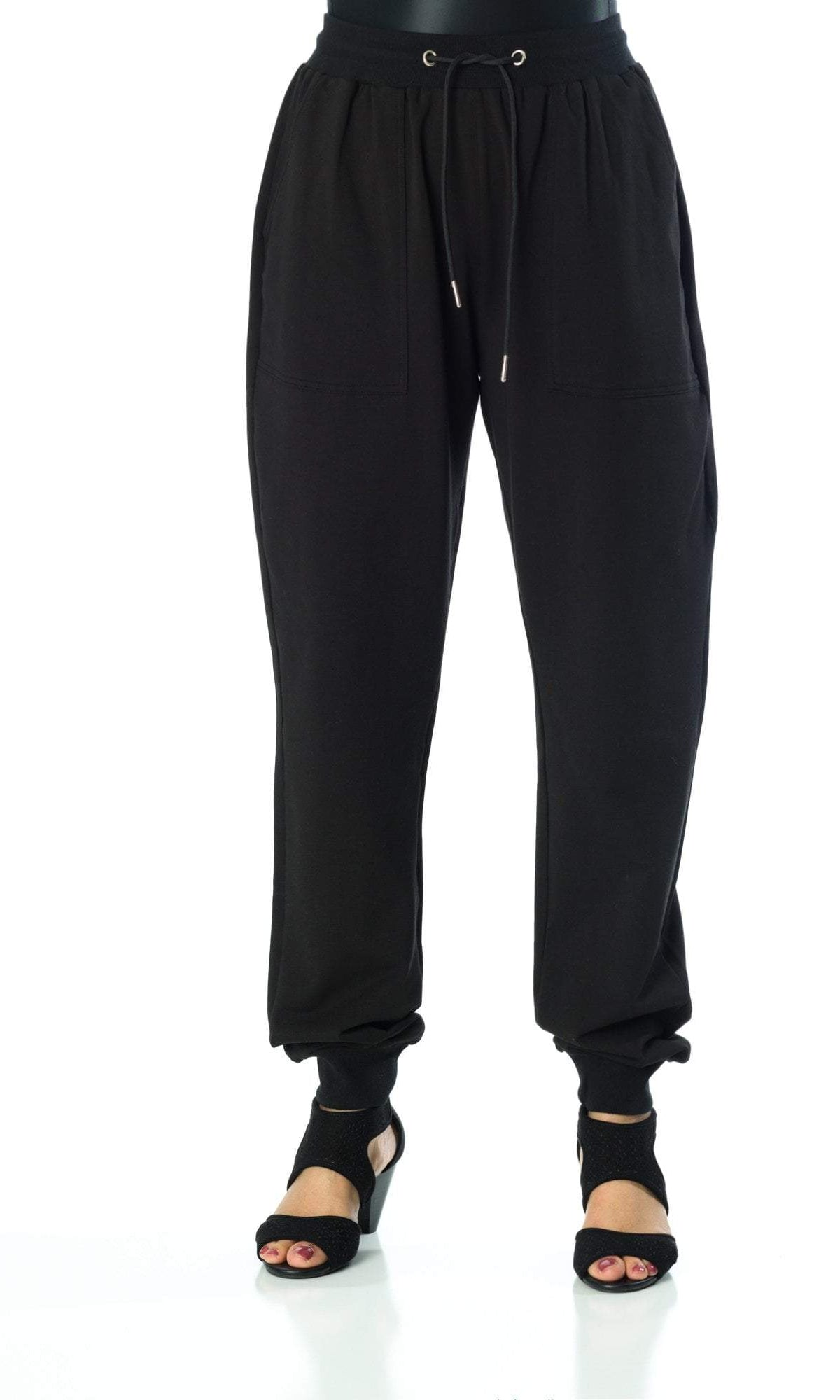 Black Pullover Sweatshirt matching set Kabayare