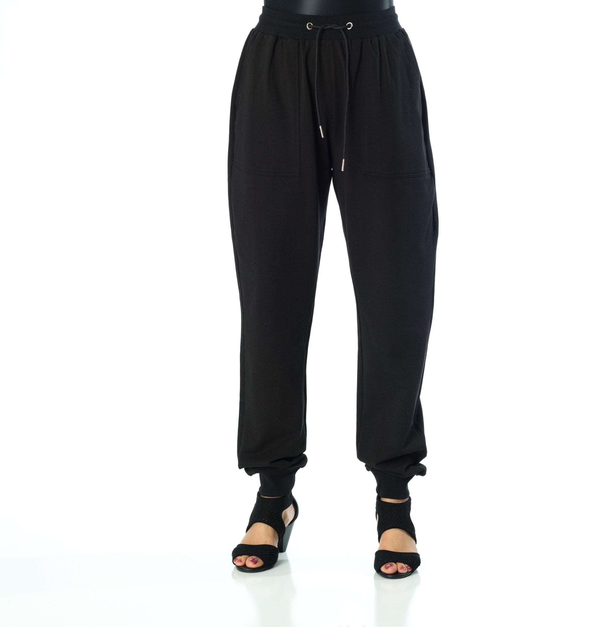 Black Pullover Sweatshirt matching set Kabayare