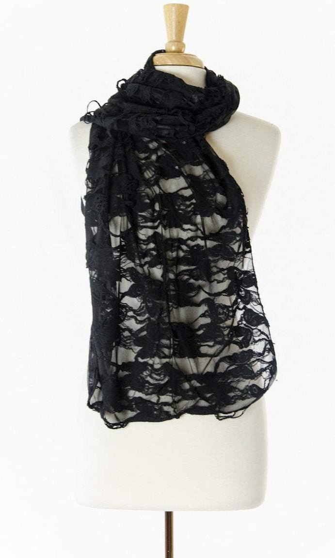Black Qufif Scarf Kabayare