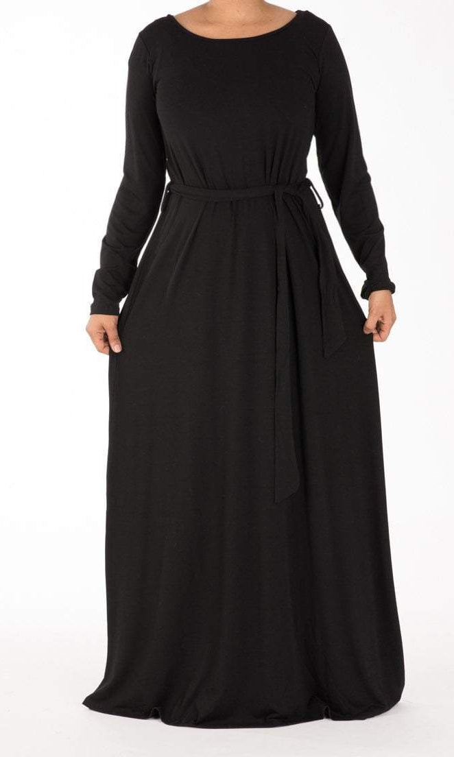 Black Rayon maxi dress Kabayare