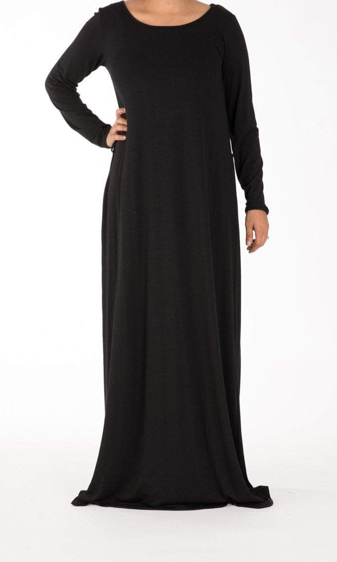 Black Rayon maxi dress Kabayare