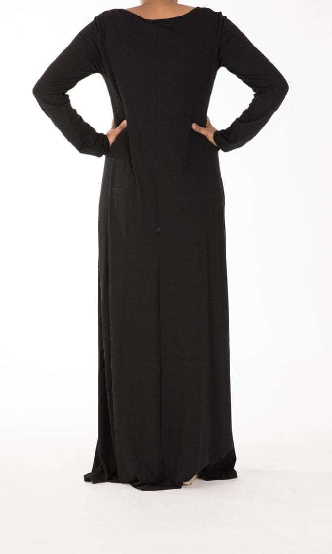 Black Rayon maxi dress Kabayare