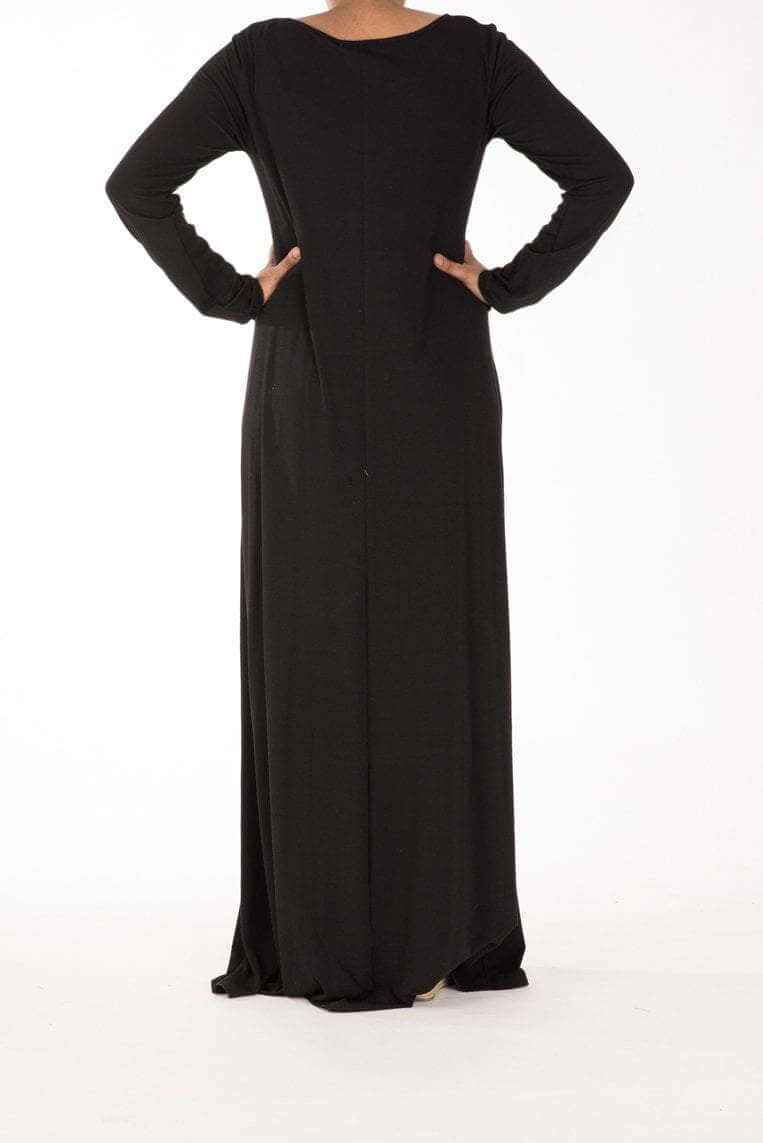 Black Rayon maxi dress Kabayare