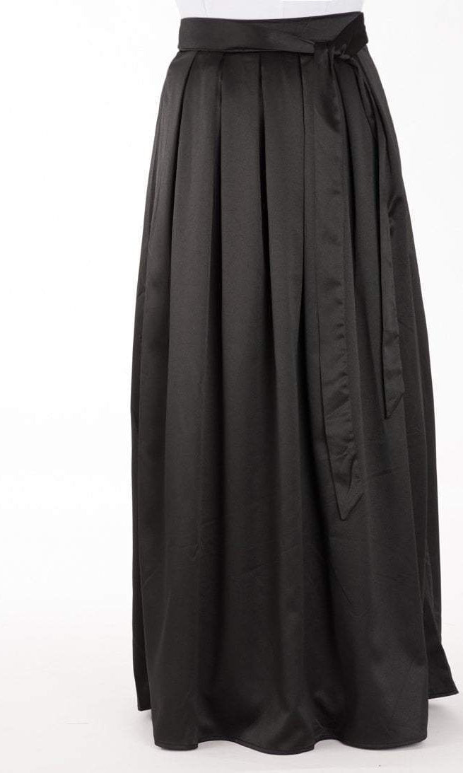 Black Sash Maxi skirt Kabayare