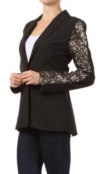 Black sequin blazer Kabayare