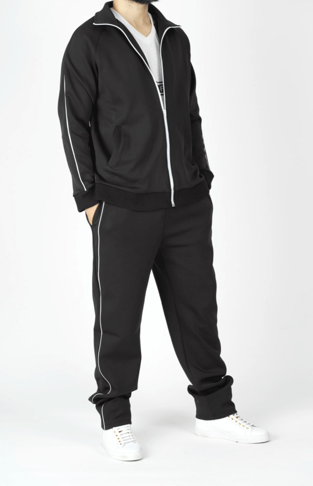 Black Sports Jumpsuit Kabayare