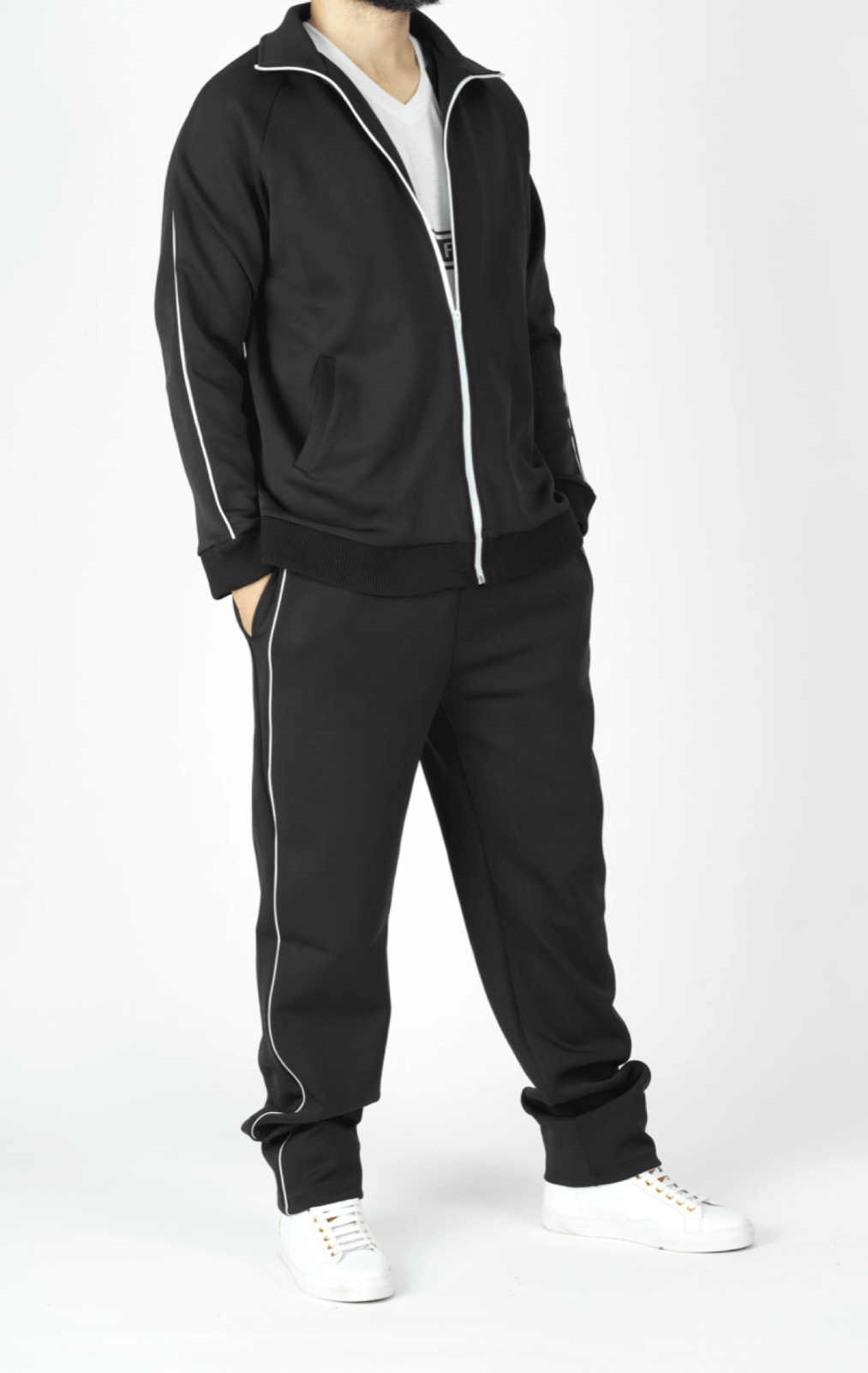 Black Sports Jumpsuit Kabayare