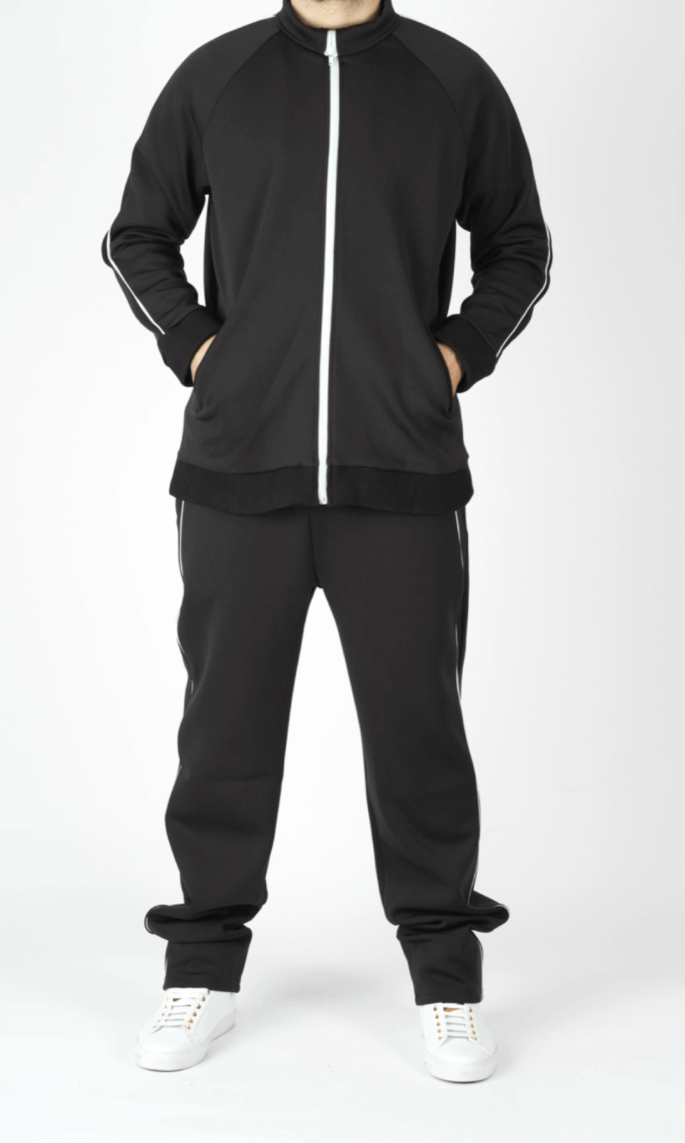 Black Sports Jumpsuit Kabayare