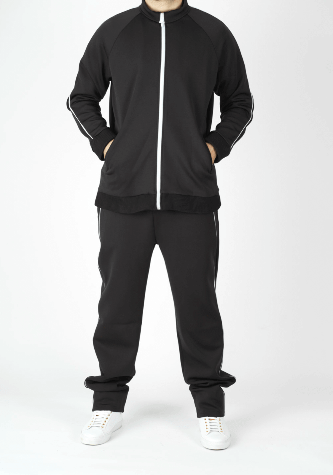 Black Sports Jumpsuit Kabayare