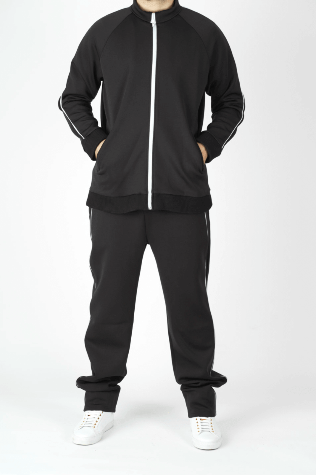 Black Sports Jumpsuit Kabayare