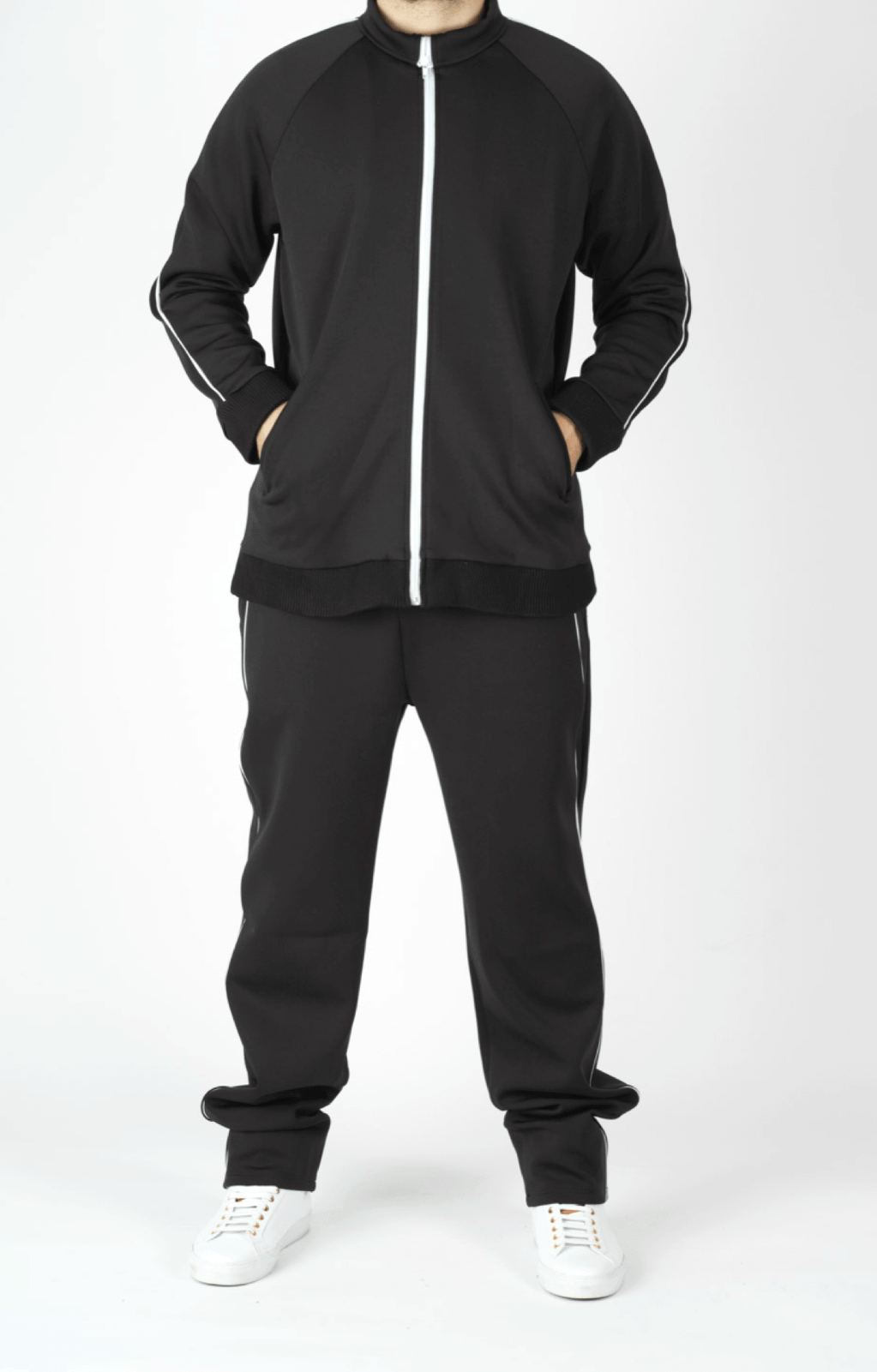 Black Sports Jumpsuit Kabayare