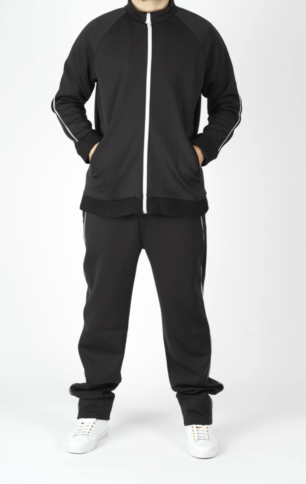 Black Sports Jumpsuit Kabayare