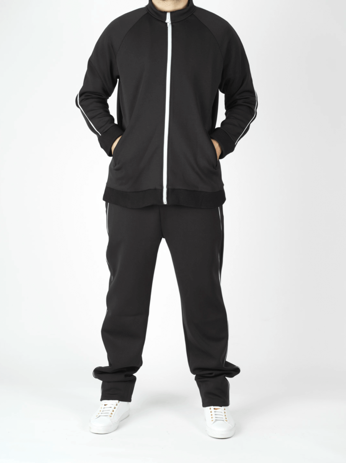 Black Sports Jumpsuit Kabayare