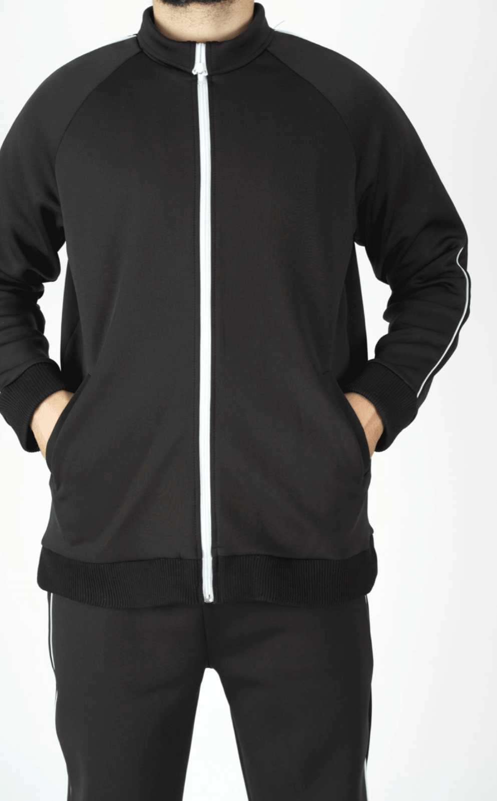 Black Sports Jumpsuit Kabayare