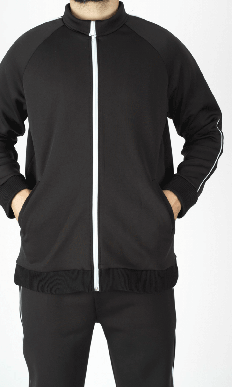 Black Sports Jumpsuit Kabayare