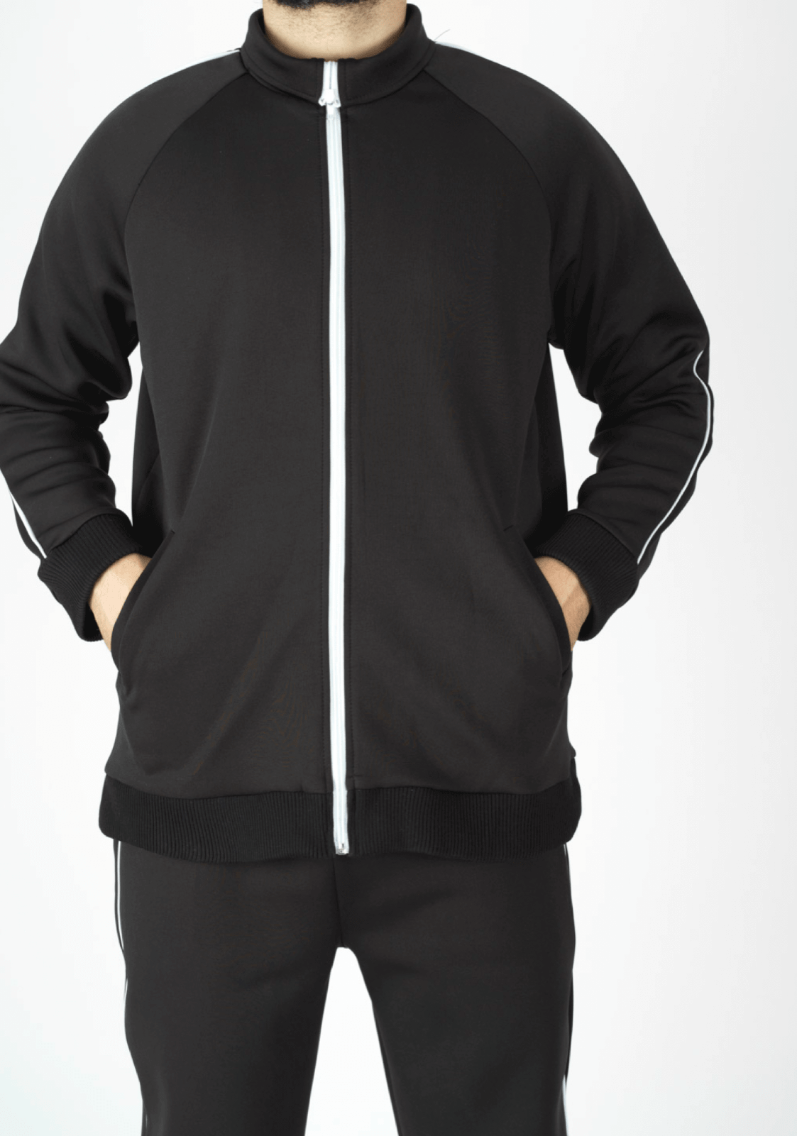 Black Sports Jumpsuit Kabayare