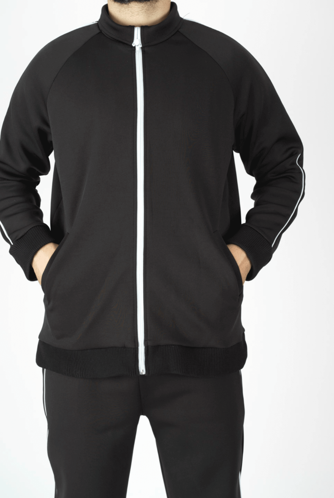 Black Sports Jumpsuit Kabayare