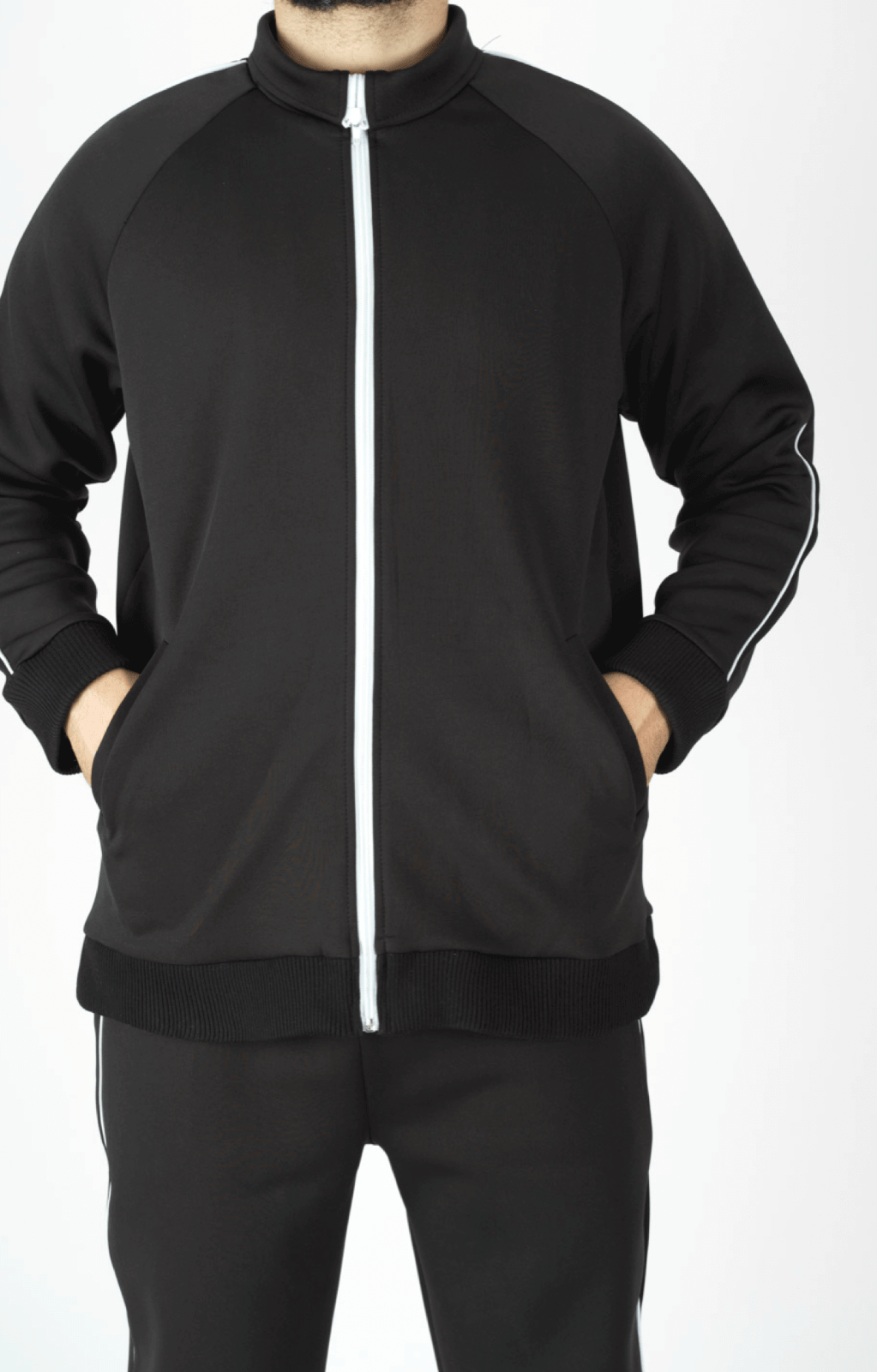 Black Sports Jumpsuit Kabayare