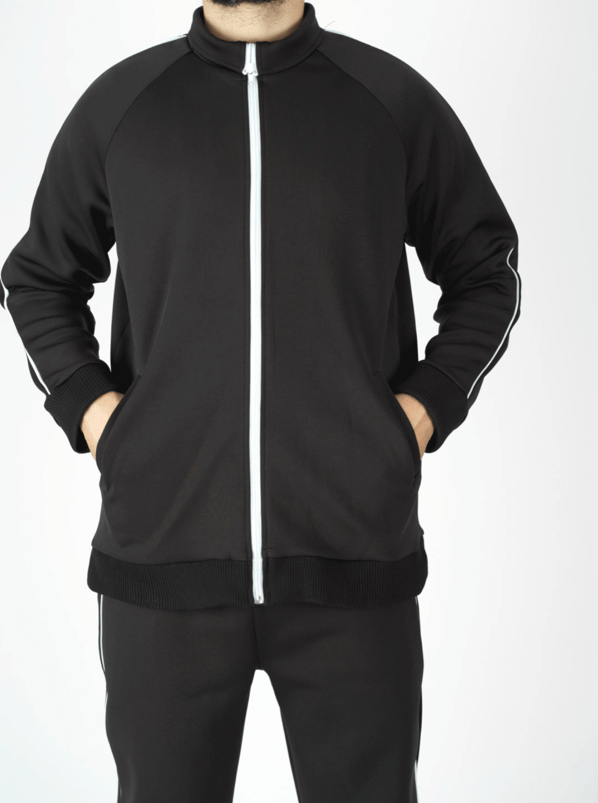 Black Sports Jumpsuit Kabayare