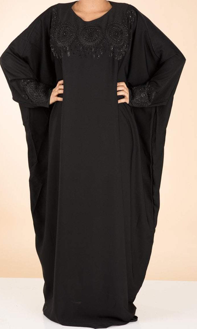 Black umbrella Abaya Kabayare