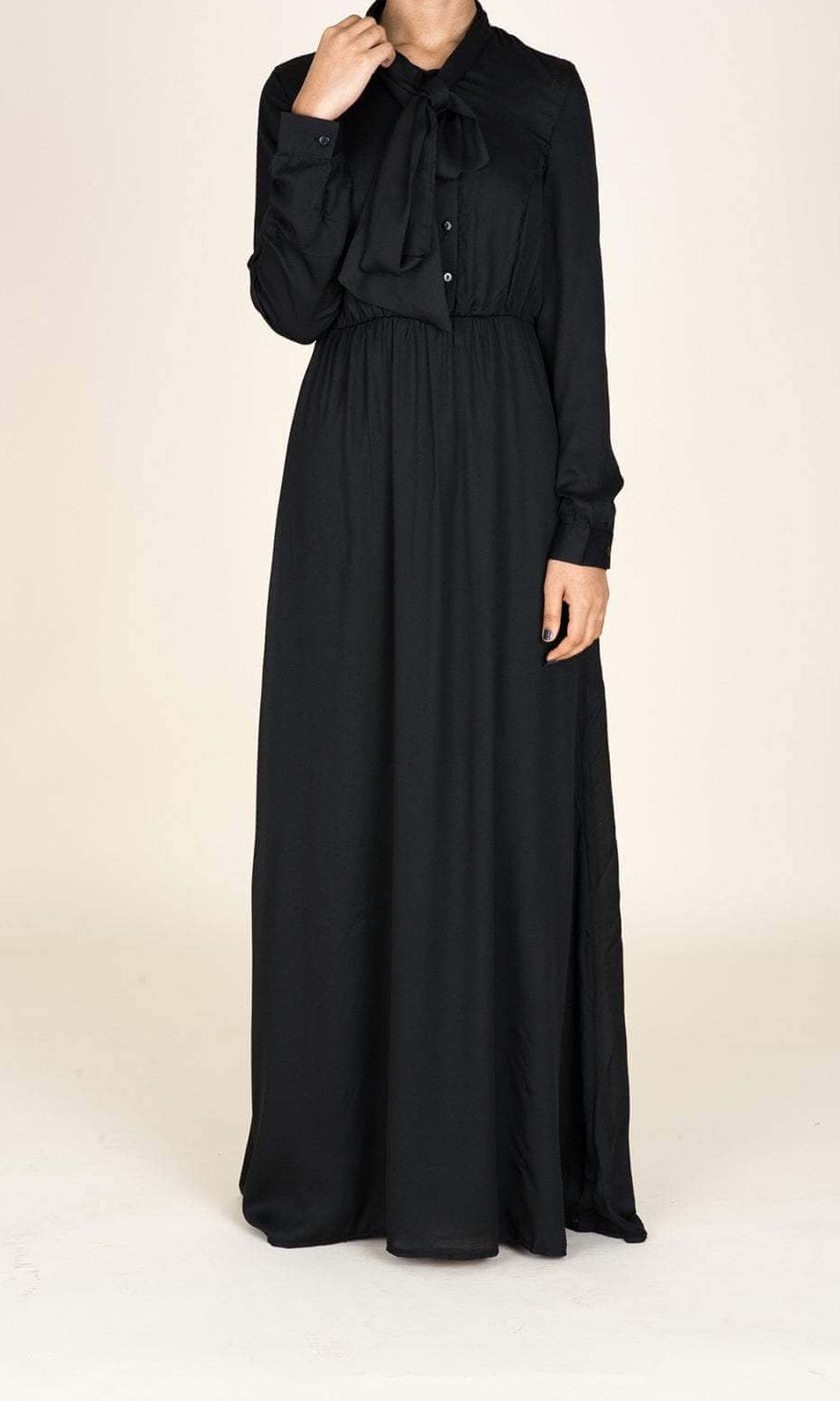 Black Vintage In-Mind Maxi Dress Kabayare