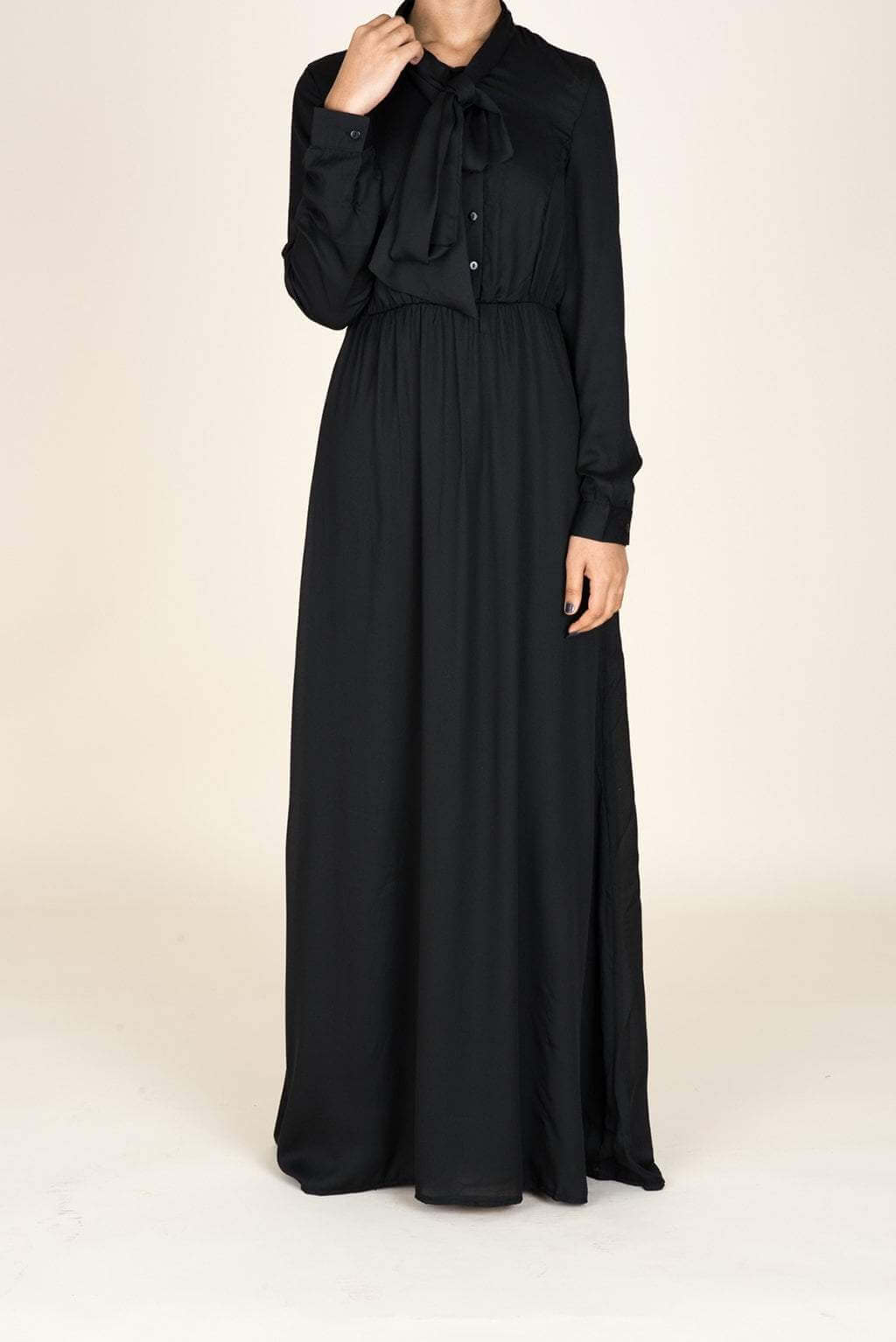Black Vintage In-Mind Maxi Dress Kabayare