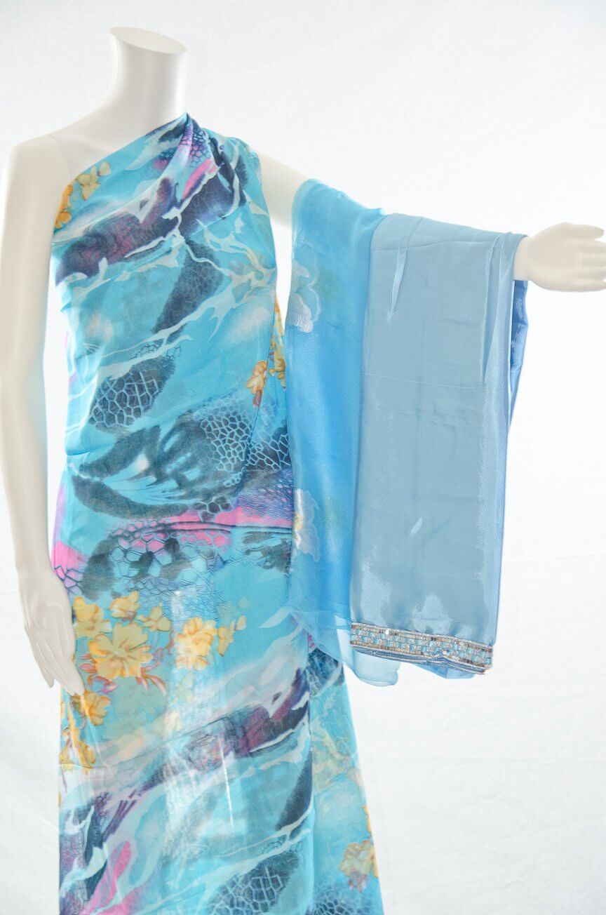 Blue Earthy Digital Dirac Kabayare