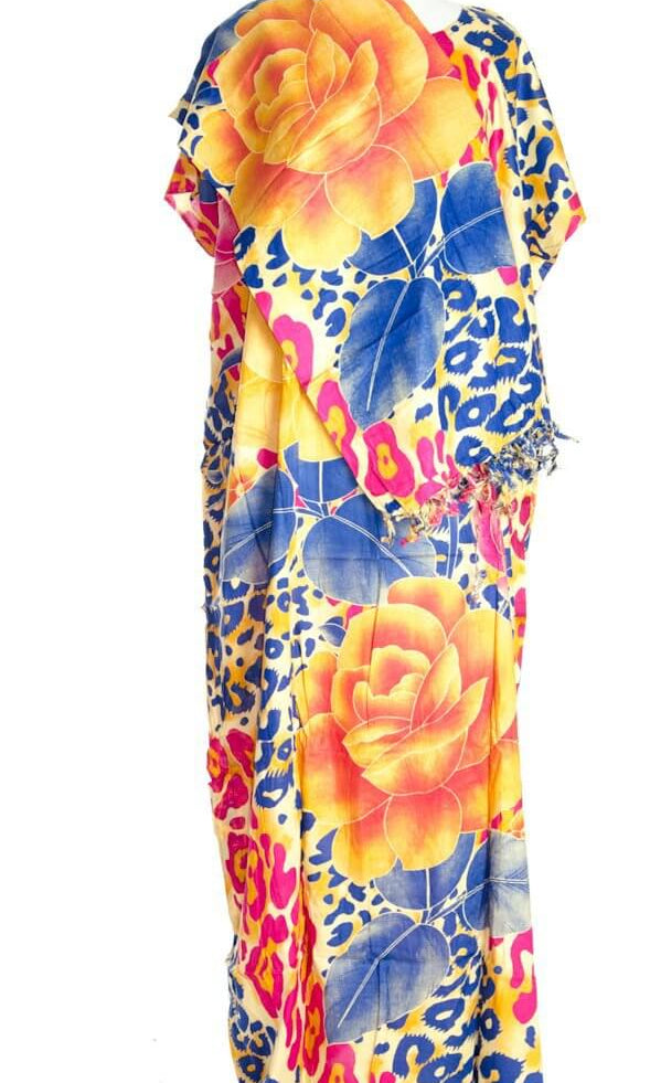 Blue Henna Floral Bati & Gabasaar Kabayare