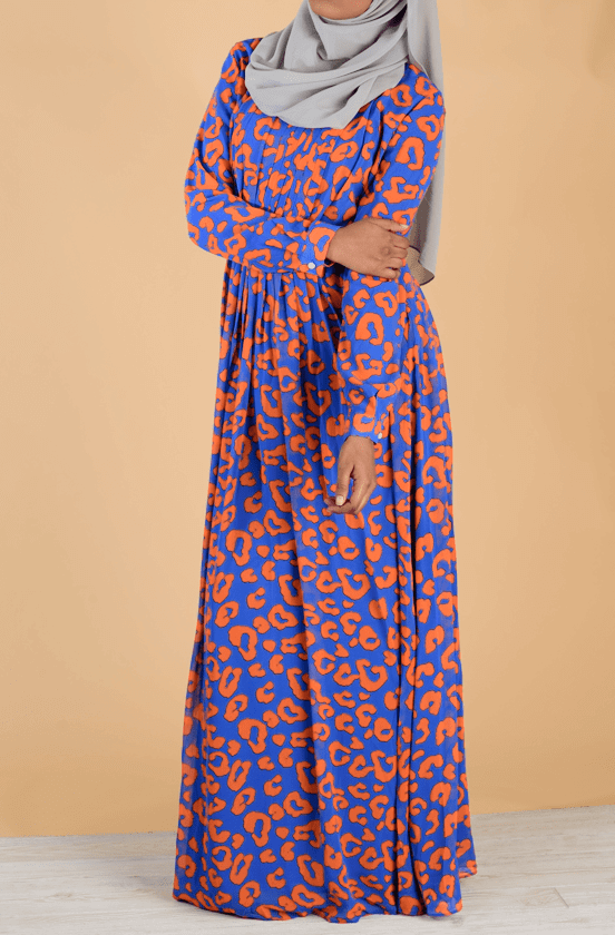 Blue Melrose Maxi dress Kabayare