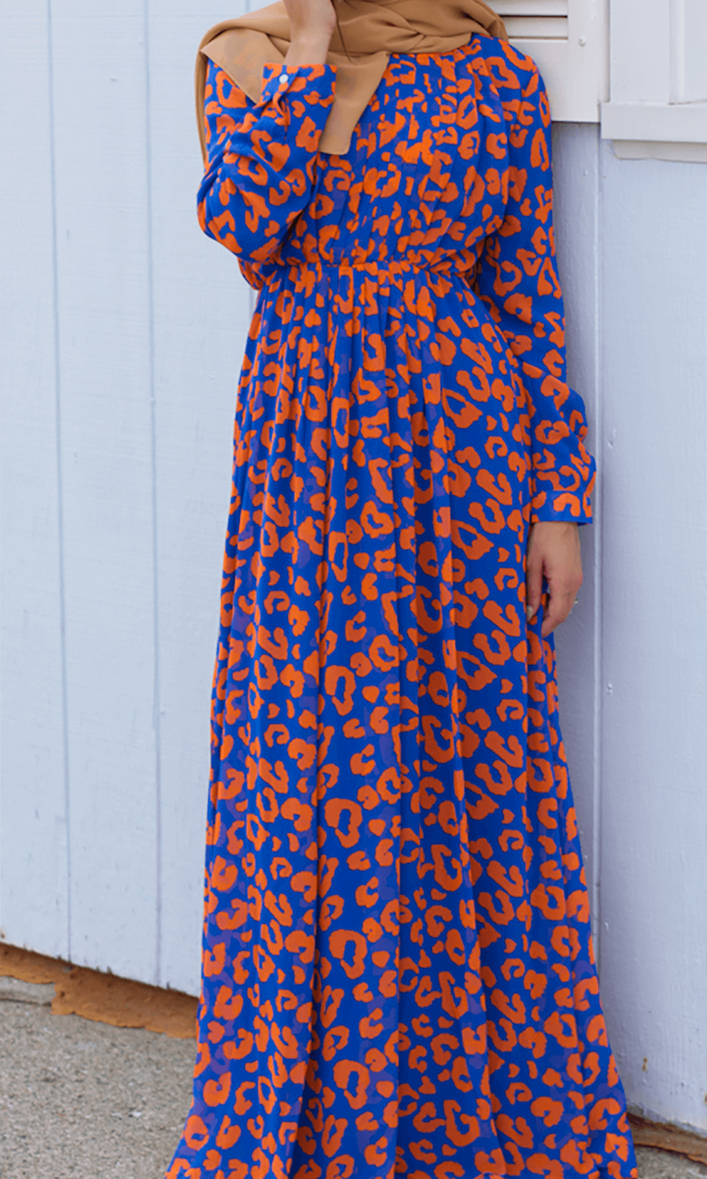 Blue Melrose Maxi dress Kabayare