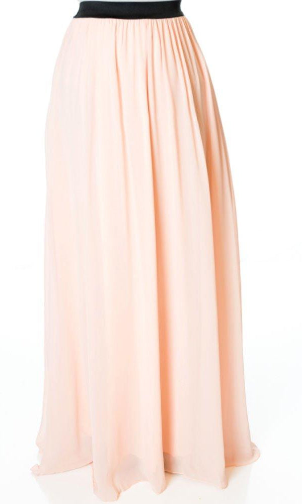 Blush Basic maxi skirt Kabayare