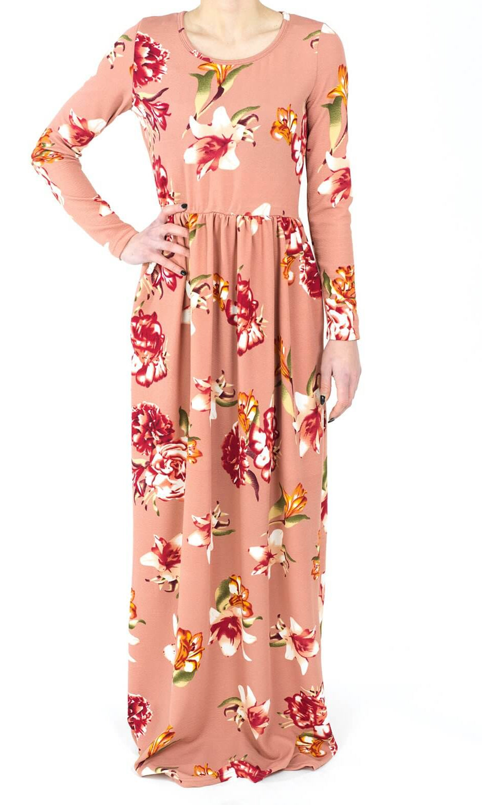 Blush Bella Textured Print Dress Kabayare